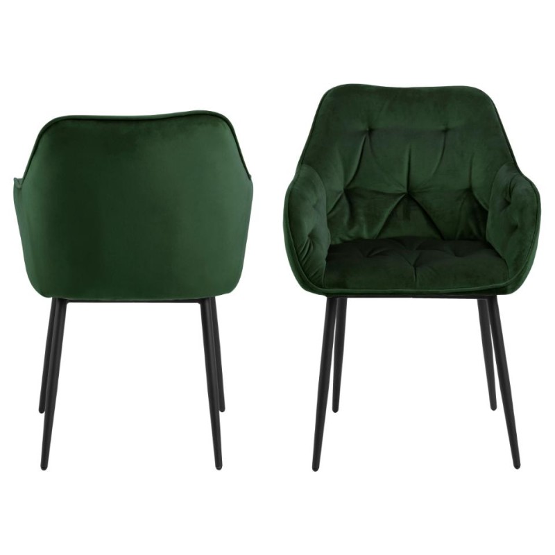Обеденный стул Brooke forest green slide 1