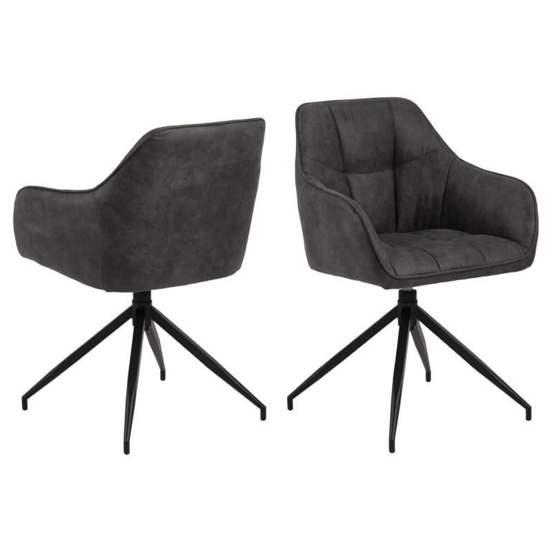 Brenda dark grey
