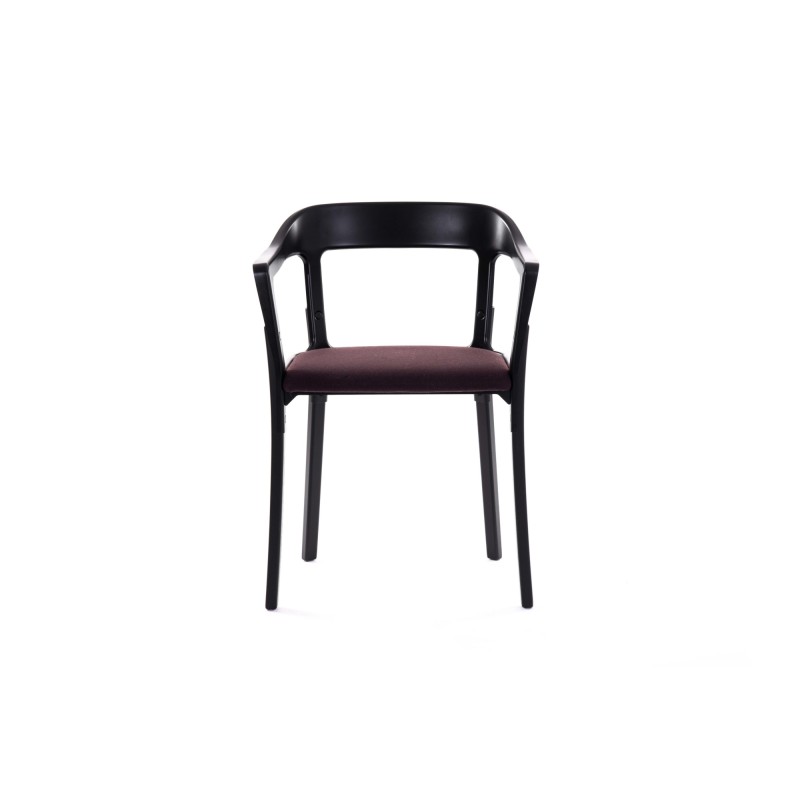 Steelwood Chair with seat upholstered slide 2