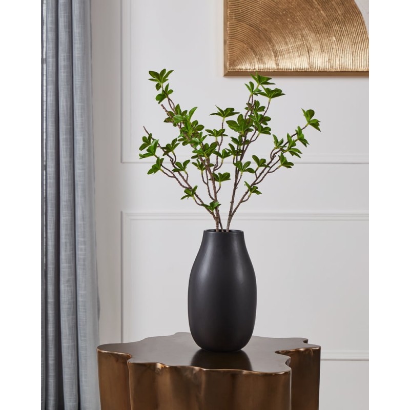 KERAMIKVASE SCHWARZ BUGALLON