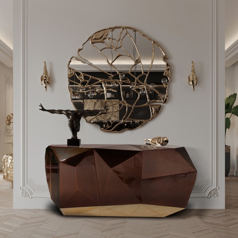 DIAMOND CHOCOLATE SIDEBOARD