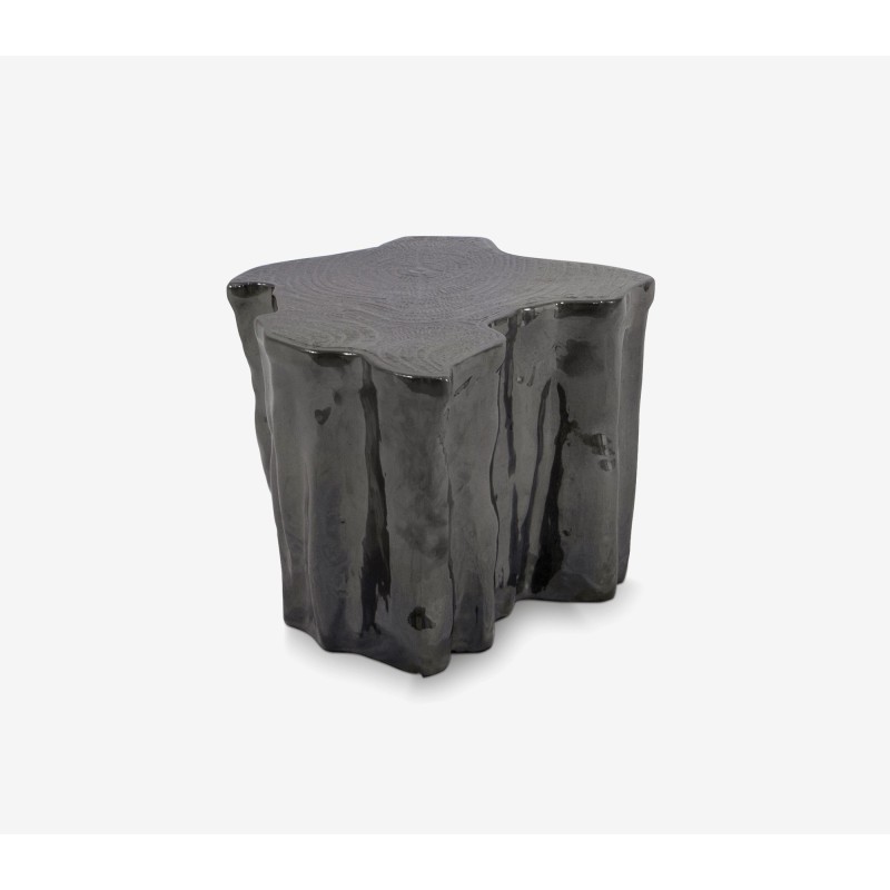 EDEN CERAMIC BLACK SIDE TABLE