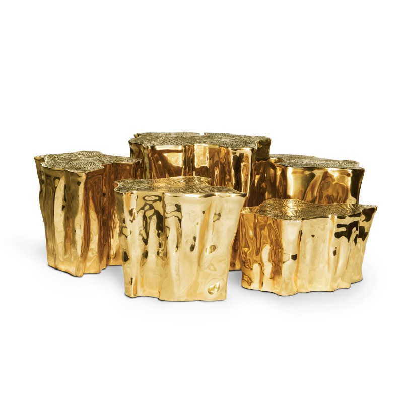 EDEN SERIES BRASS SMALL SET CENTER TABLE