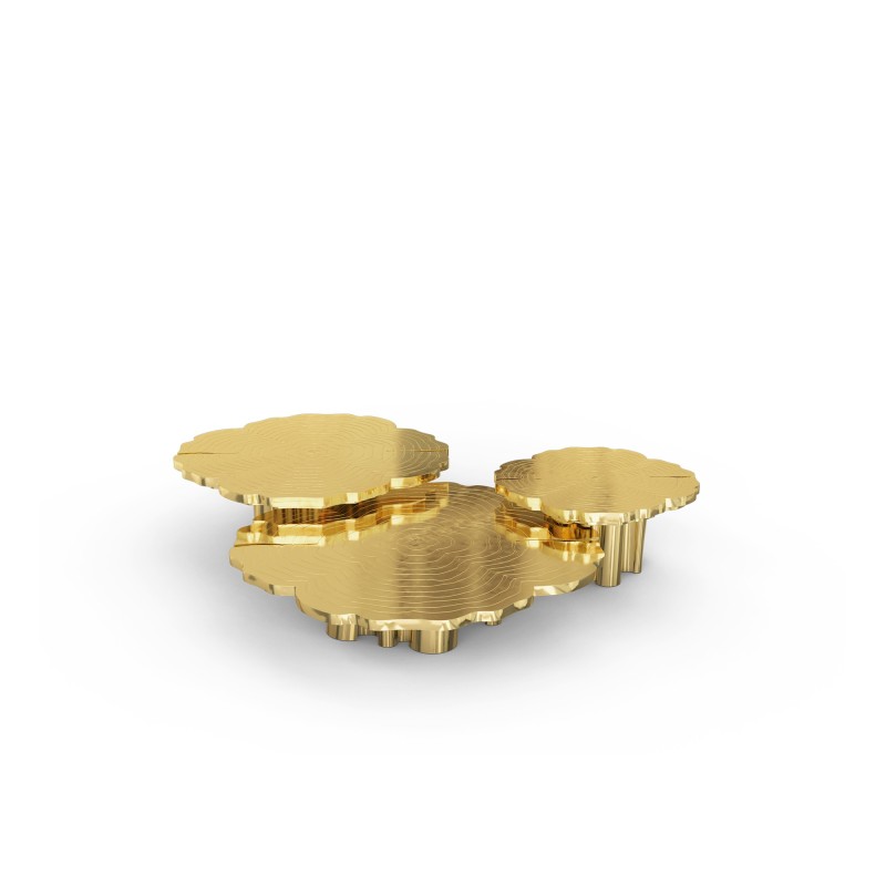 FORTUNA GOLD SET OF 3 CENTER TABLE