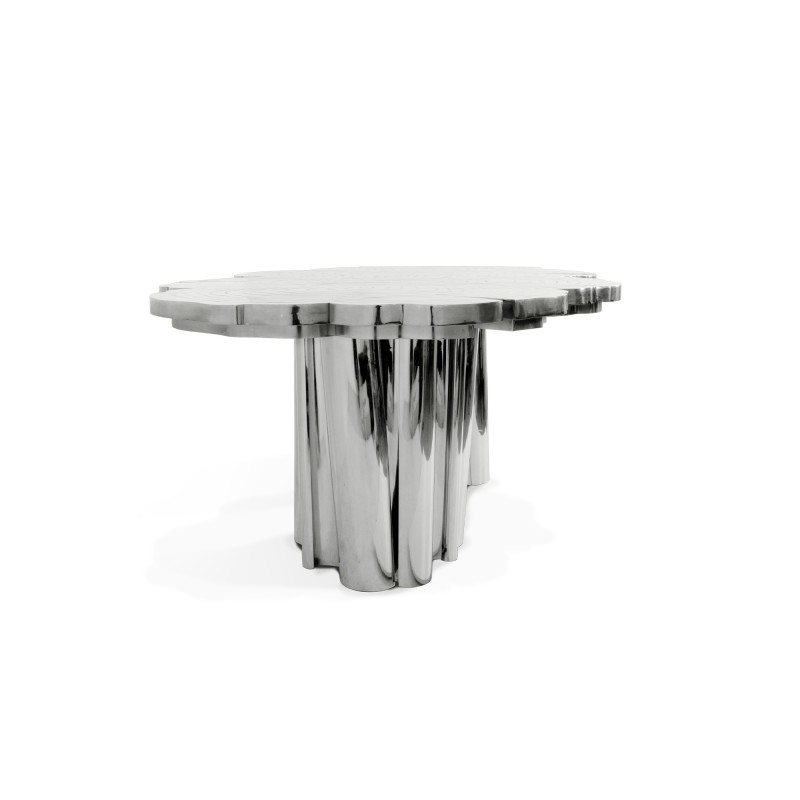 FORTUNA SILVER DINING TABLE slide 2