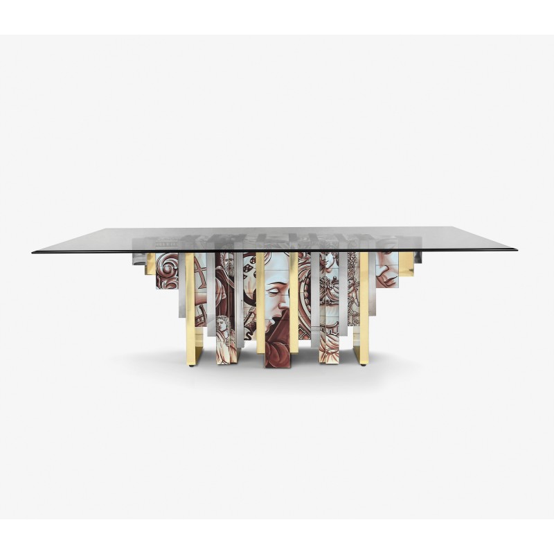 HERITAGE SEPIA DINING TABLE slide 1