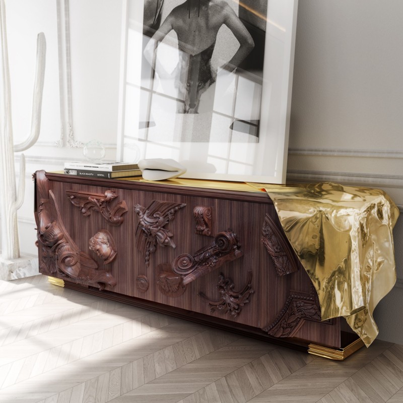 VOLTAIRE WALNUT SIDEBOARD