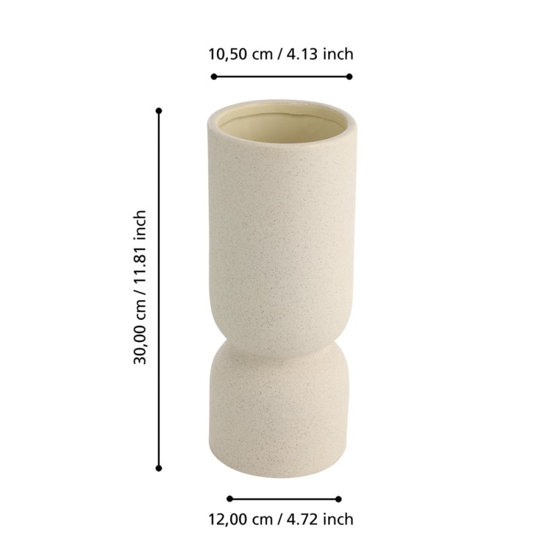 KERAMIKVASE BEIGE MIYOSHI slide 2