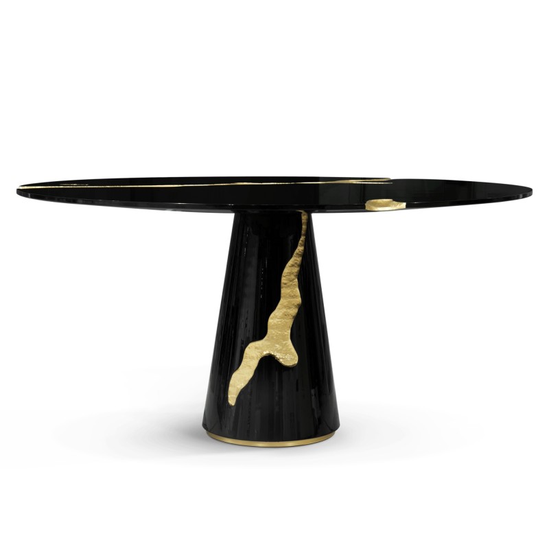 LAPIAZ BLACK DINING TABLE slide 2