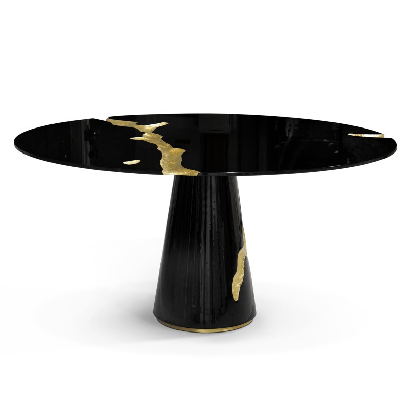 LAPIAZ BLACK DINING TABLE slide 3