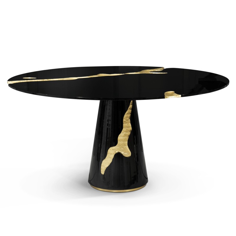 LAPIAZ BLACK DINING TABLE