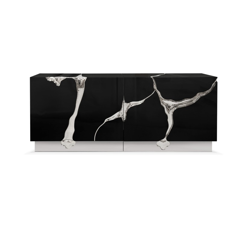 LAPIAZ BLACK SILVER SIDEBOARD