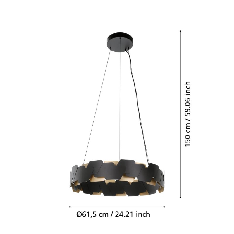 LED-HL Ø600 SW M.DEKOR GOLD ALTAGRACIA slide 3