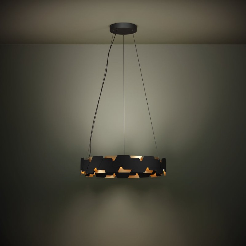 LED-HL Ø600 SW M.DEKOR GOLD ALTAGRACIA