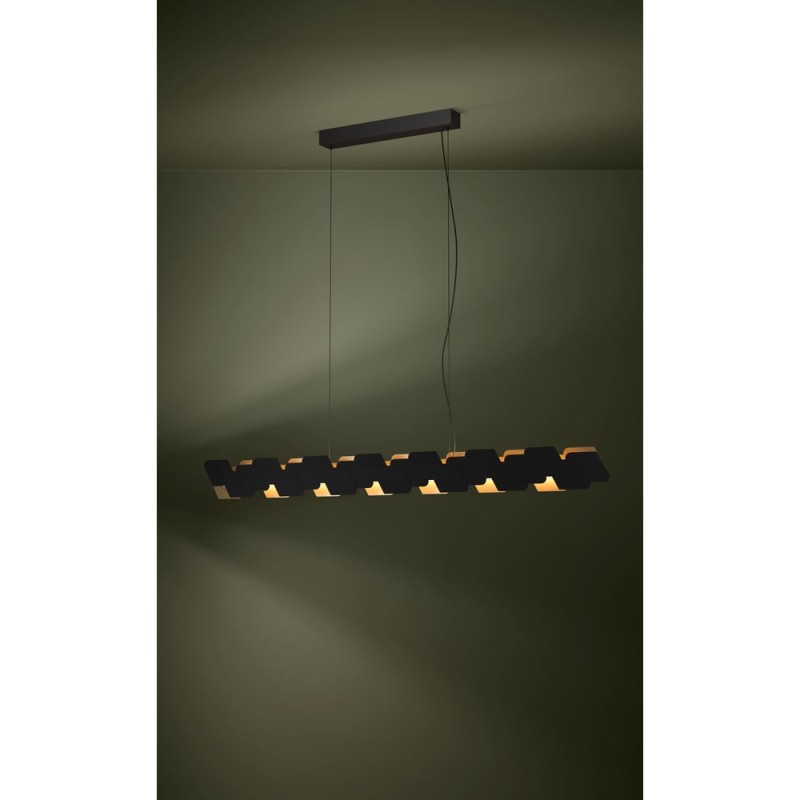 LED-HL SCHWARZ M.DEKOR GOLD ALTAGRACIA