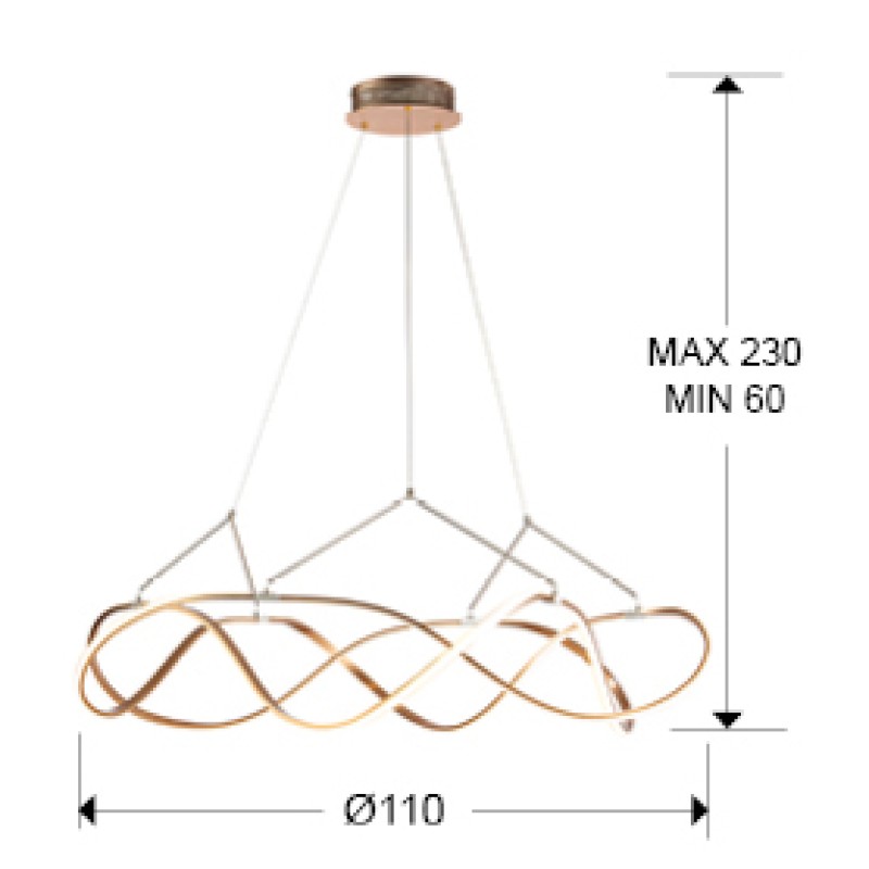 Molly Ø110 Золото slide 2