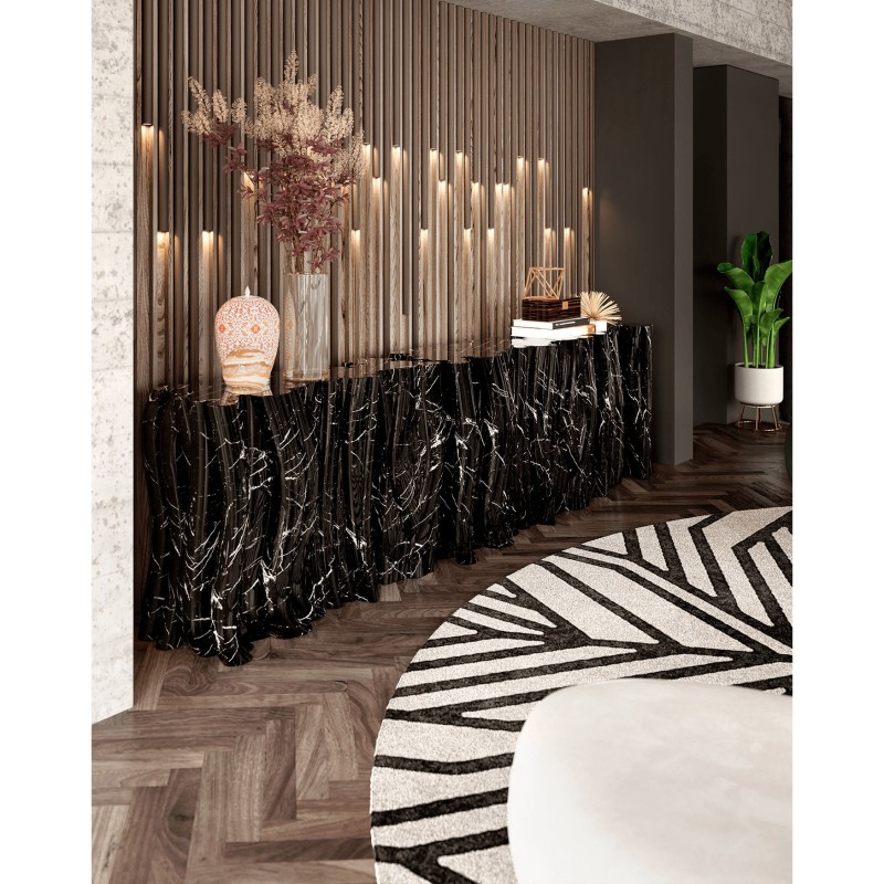 MONOCHROME FAUX-MARBLE SIDEBOARD slide 11