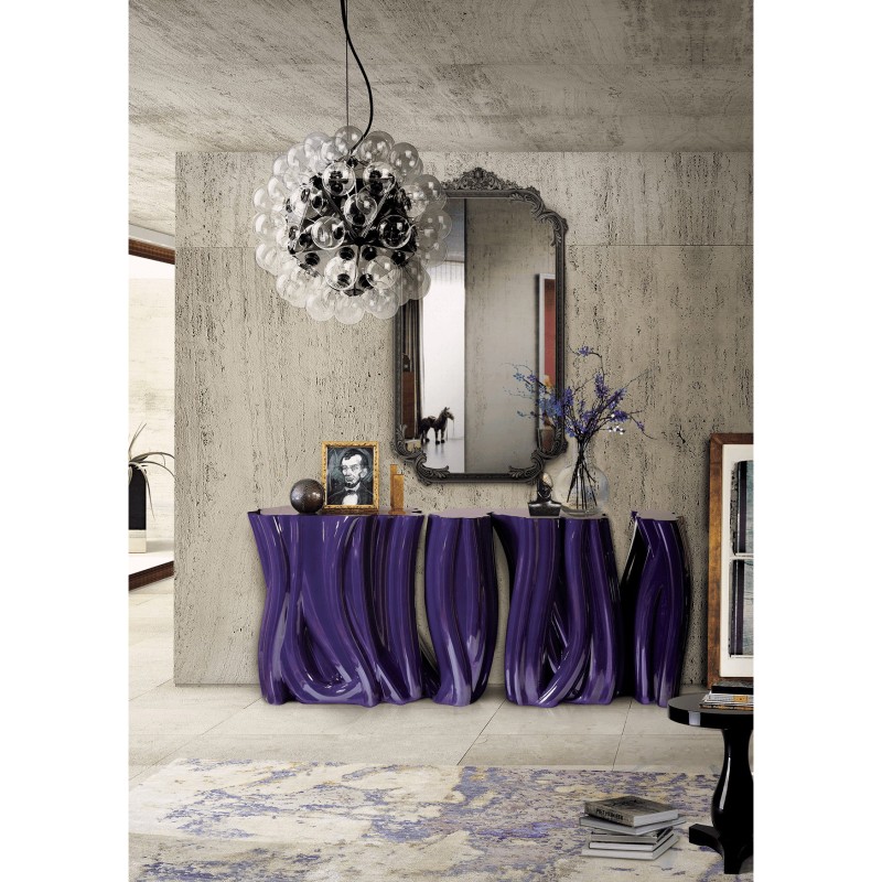 MONOCHROME PURPLE SIDEBOARD slide 5