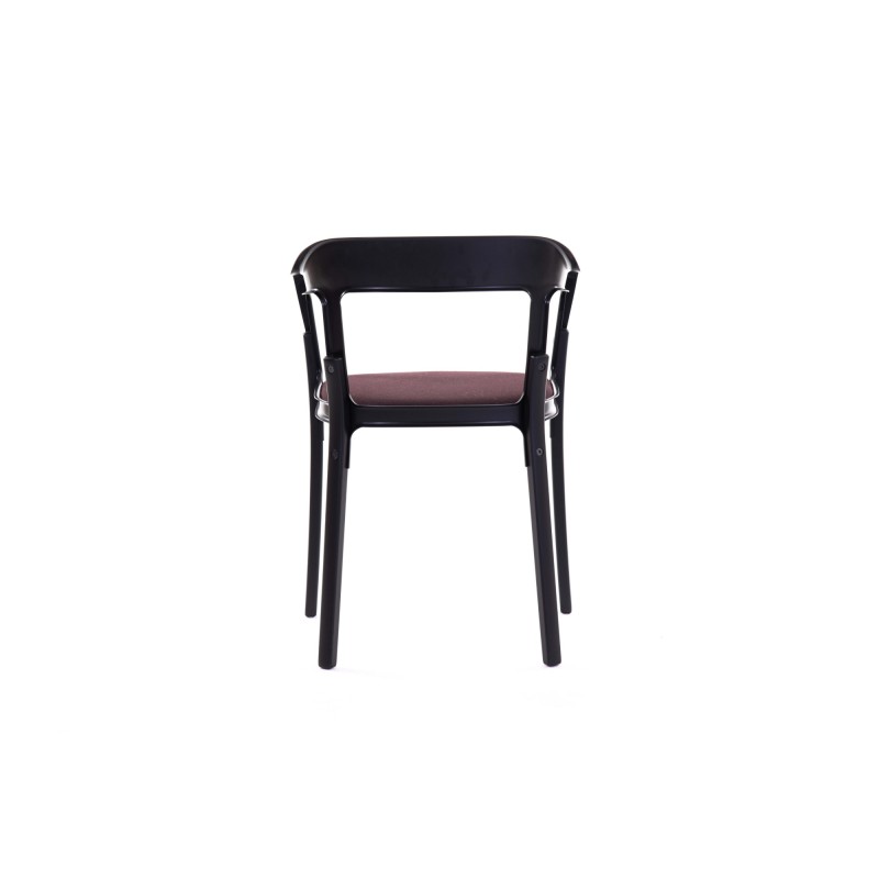 Steelwood Chair with seat upholstered slide 1