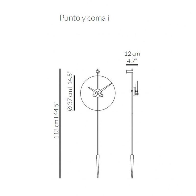 Настінний годинник Punto Y Coma i slide 2