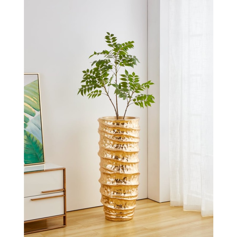 VASE H-900MM GOLD MOMBETSU