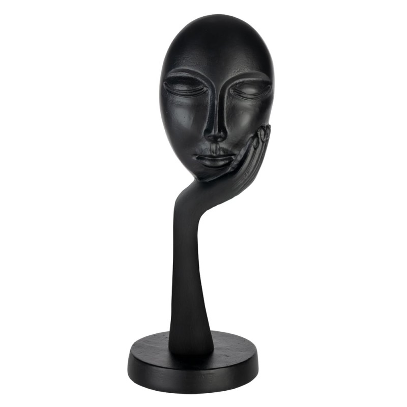 SKULPTUR GESICHT/HAND H-370 MANAMBATO