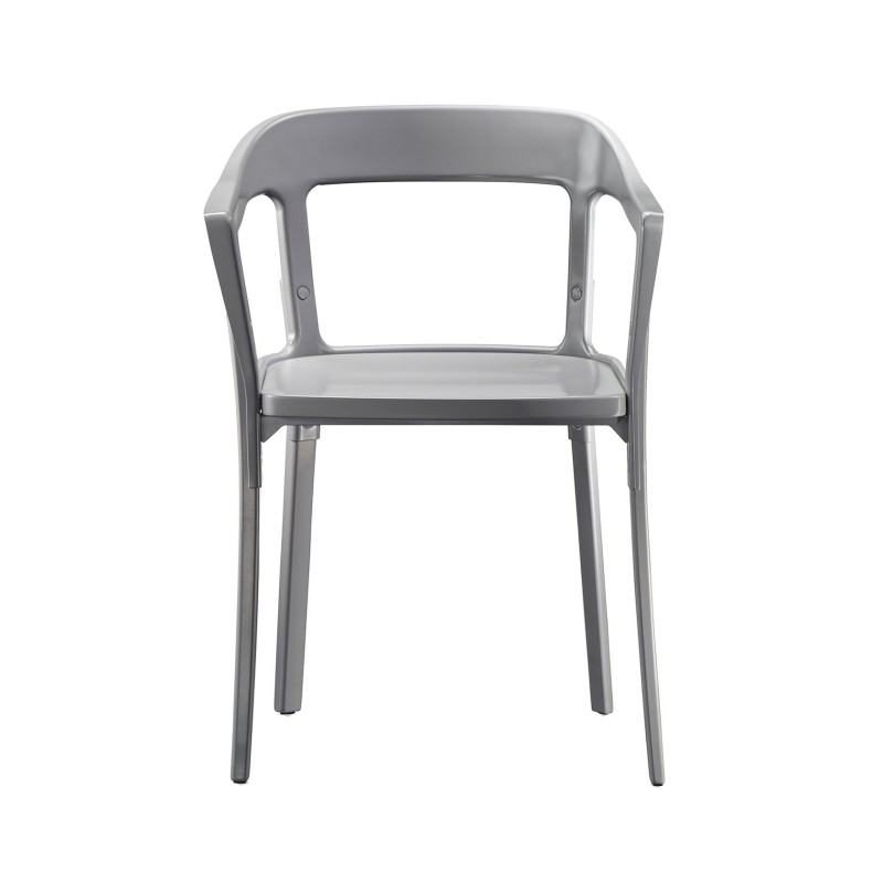 Steelwood Gray / Seat and Legs Beech painted Gray