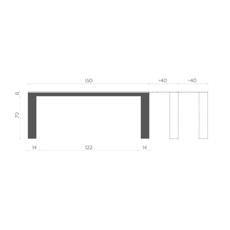 Стіл ARTÙ EXTENDIBLE 230 cm slide 1