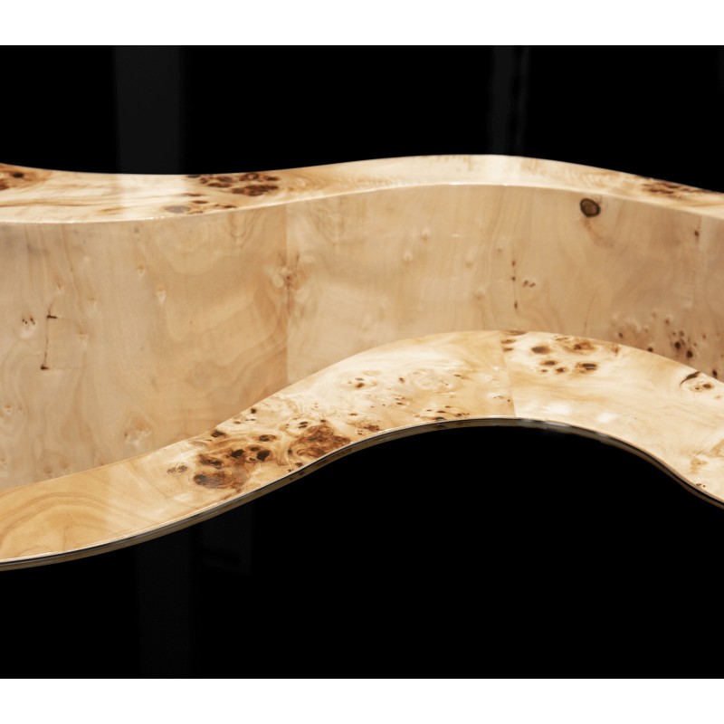 WAVE POPLAR ROOT CENTER TABLE