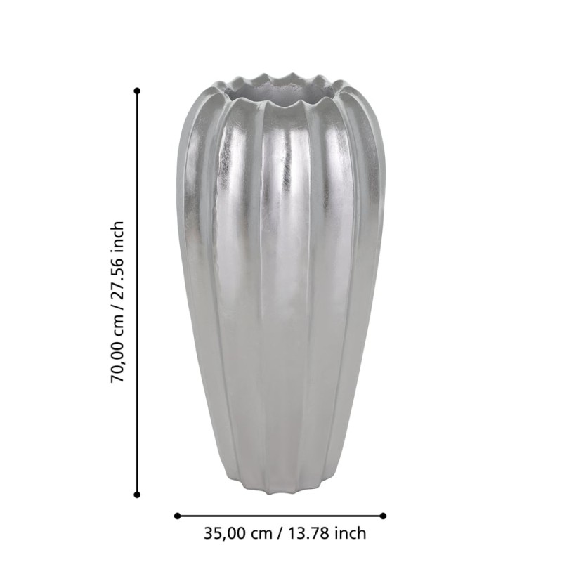 VASE H-700MM SILBER MOMBETSU slide 3