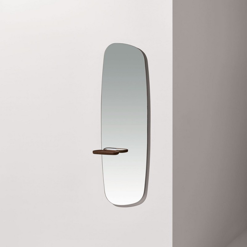 Wall Mirror Walnut