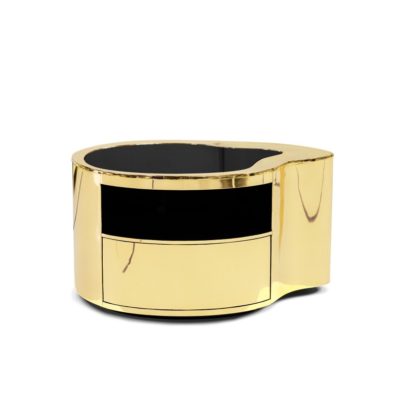 WAVE GOLD NIGHTSTAND slide 2