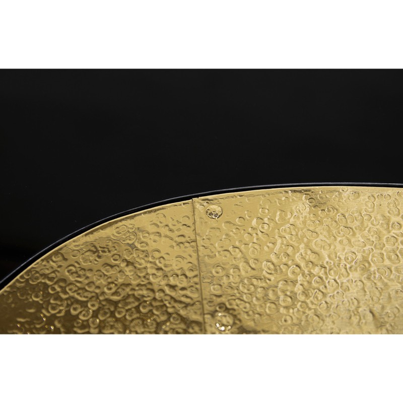 WAVE HAMMERED BRASS CENTER TABLE slide 3