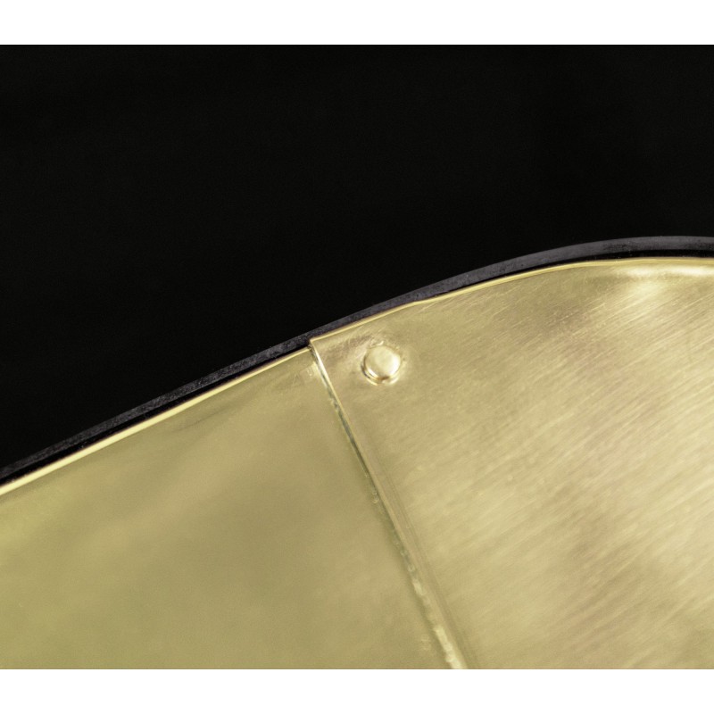 WAVE POLISHED BRASS CENTER TABLE slide 3