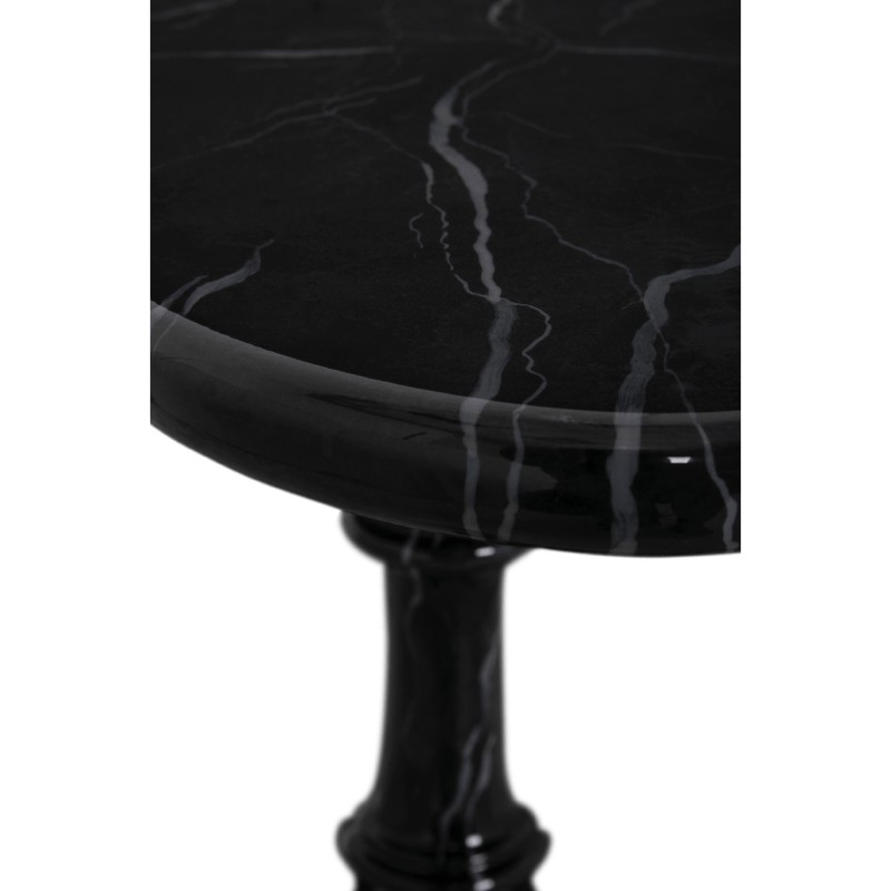 ZARAGOÇA FAUX-MARBLE SIDE TABLE