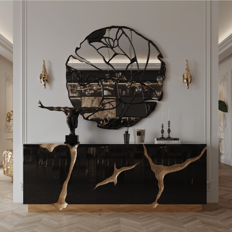 LAPIAZ BLACK SIDEBOARD