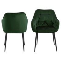 Обеденный стул Brooke forest green slide 1