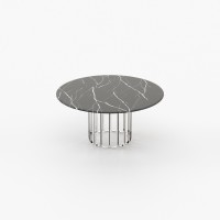 CHERYL Nero marquina polished marble slide 2