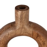 DEKO-HOLZVASE BRAUN H-300 MELOBODY slide 1