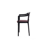 Steelwood Chair with seat upholstered slide 3