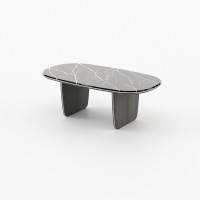 JEANE Nero marquina polished marble slide 2