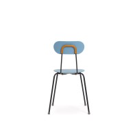 Mariolina gray anthracite / sky blue slide 1