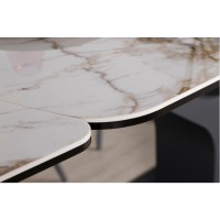 Стіл VULCAN oval білий slide 7