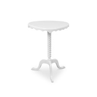 OTTOMAN WHITE SIDE TABLE slide 3