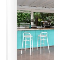 Pipe High bar stool for outdoor use slide 6