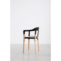 Steelwood Black / Seat and Legs Beech natural slide 5