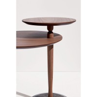 Vaivén Side Table Walnut/Emperador marble slide 3