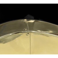 WAVE POLISHED BRASS CENTER TABLE slide 2